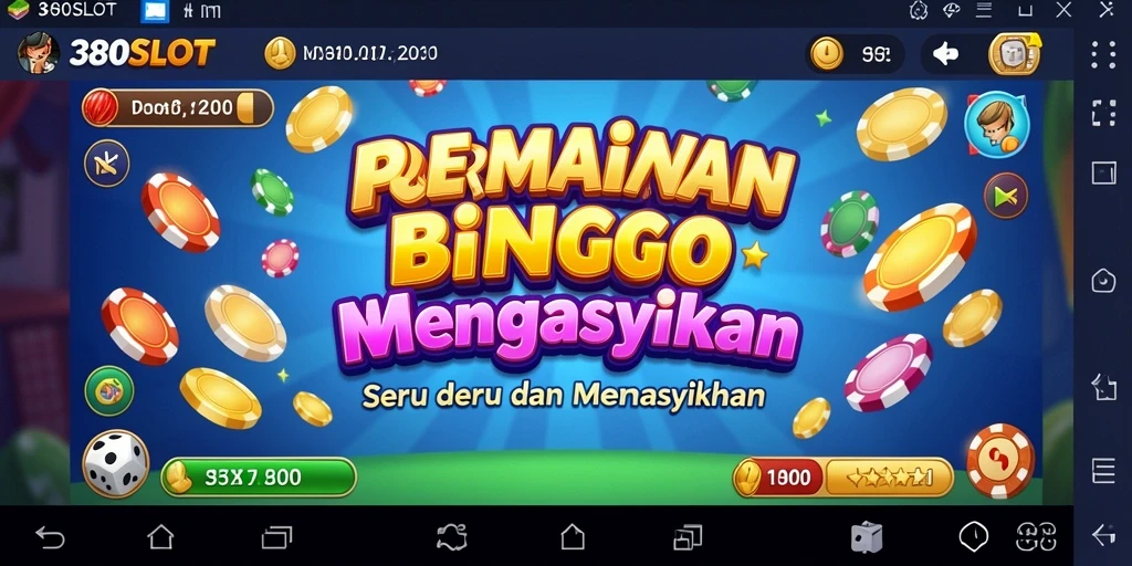 Tampilan menarik dari gameplay Bingo di 380SLOT.