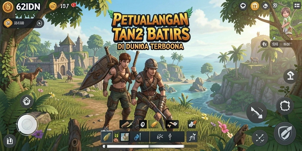 Gameplay 62IDN menampilkan petualangan mengasyikkan dengan eksplorasi dunia terbuka.