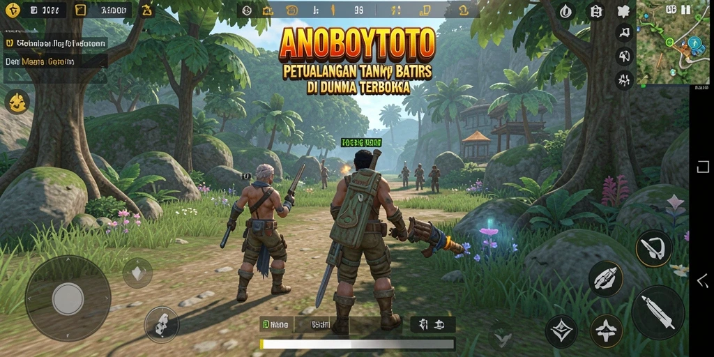 Tampilan gameplay ANOBOYTOTO yang menakjubkan di dunia terbuka.