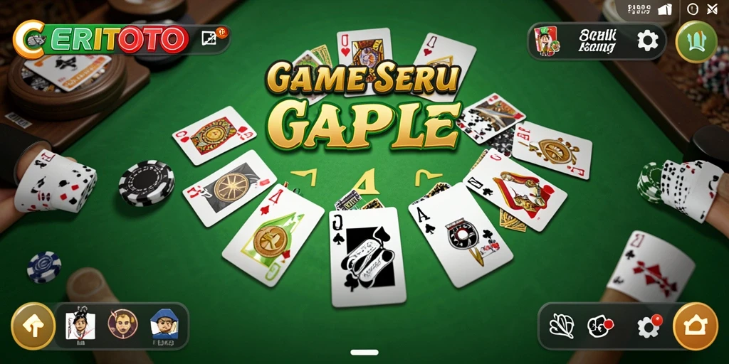 Tampilan gameplay seru CERITOTO dengan berbagai fitur menarik.