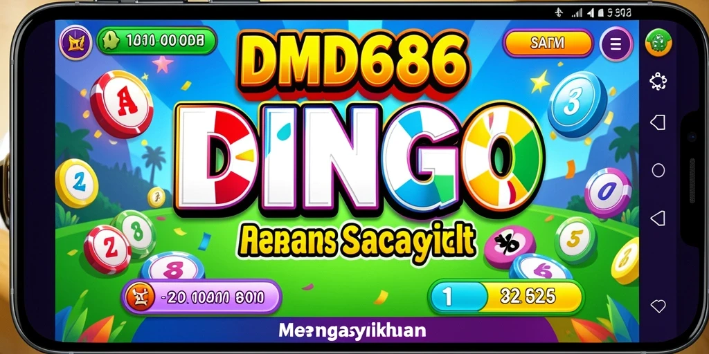 Tampilan gameplay seru Bingo di DMD686 dengan grafis menarik.