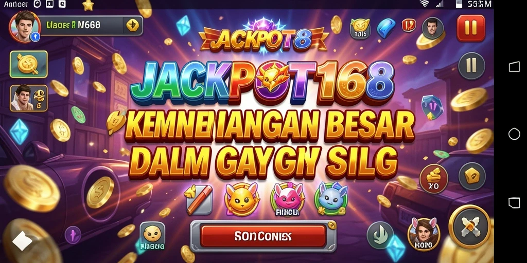 Tampilan seru gameplay SLG JACKPOT168 saat pertempuran.