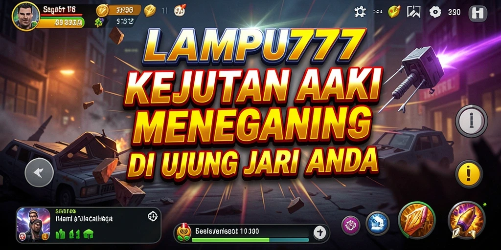 Tangkapan layar menunjukkan pertempuran seru dalam gameplay LAMPU777.
