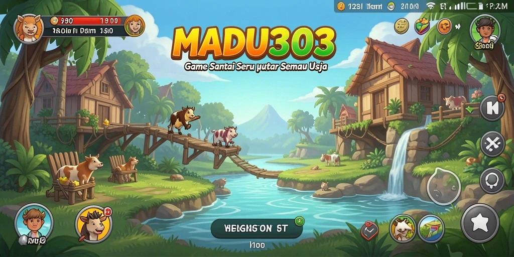 Tampilan gameplay menarik di MADU303 dengan tantangan yang seru.