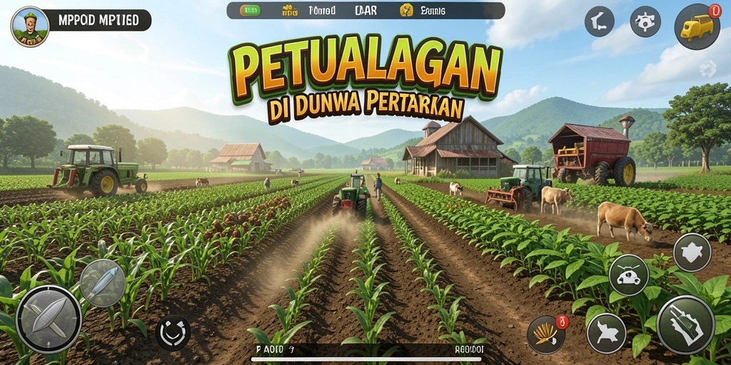 Tangkapan layar MPOID menampilkan gameplay seru dan interaktif dalam bertani.