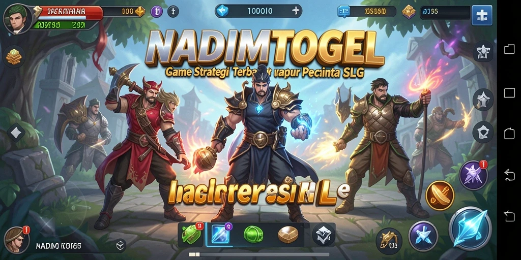 Tampilan gameplay strategis dalam NADIMTOGEL yang memukau.