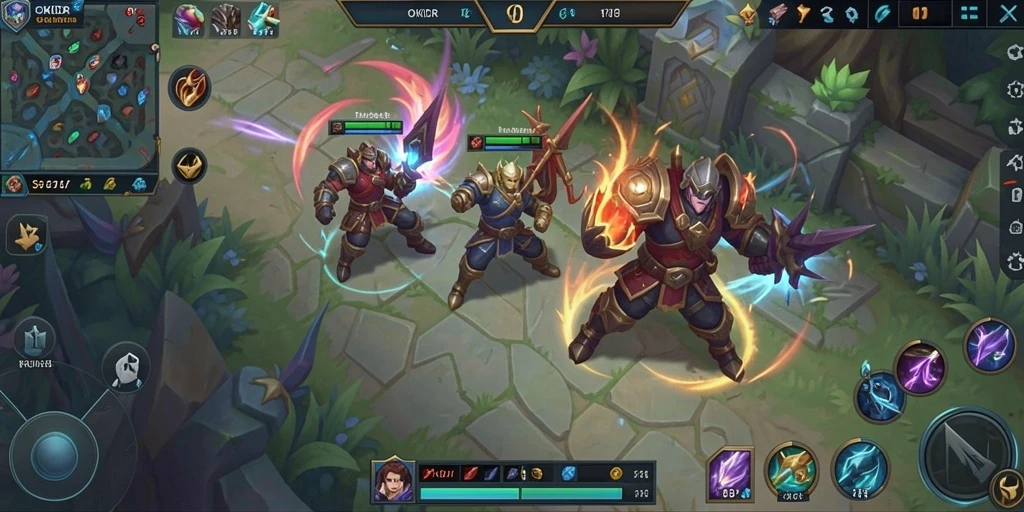 Gameplay seru dan kompetitif di <strong>OKIDR</strong> dengan pertarungan epik.
