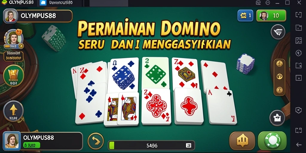 Tampilan gameplay seru dan interaktif dari OLYMPUS88.
