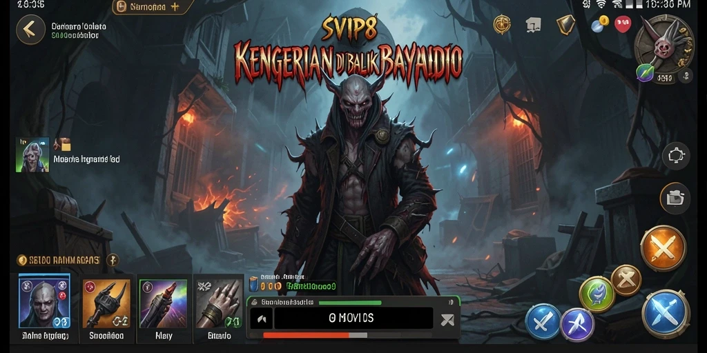 Screenshot menampilkan momen menegangkan dari gameplay SVIP8.
