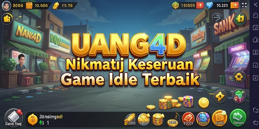 Tampilan screenshot UANG4D yang menampilkan gameplay Idle yang seru.
