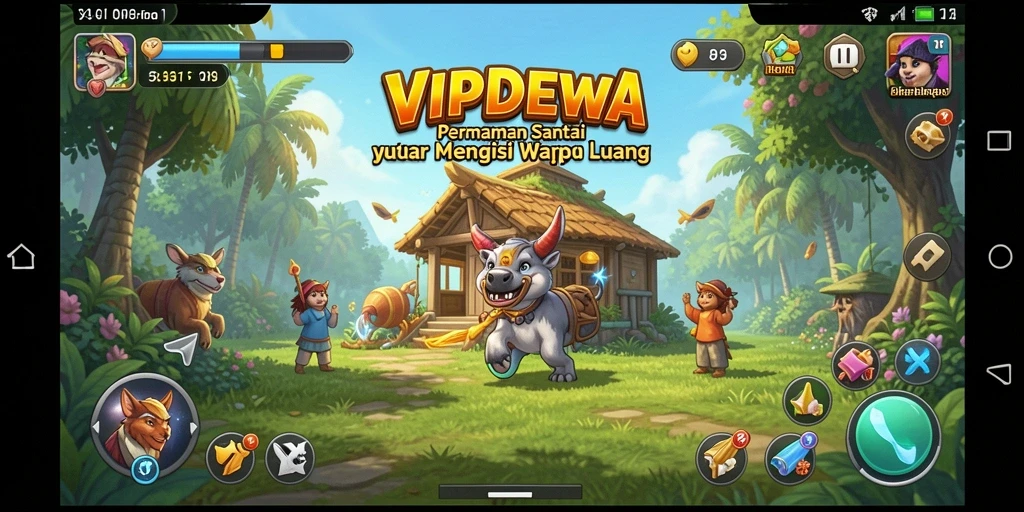 Tangkapan layar menunjukkan gameplay menyenangkan yang menghibur.
